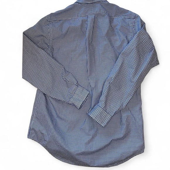 Ralph Lauren Men’s Button-Up – Royal Blue & White Check, Red Logo – Size M - Picture 7 of 8
